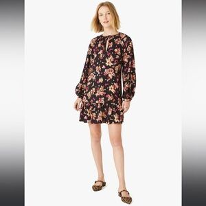 kate spade floral bouquet shift dress size XXS